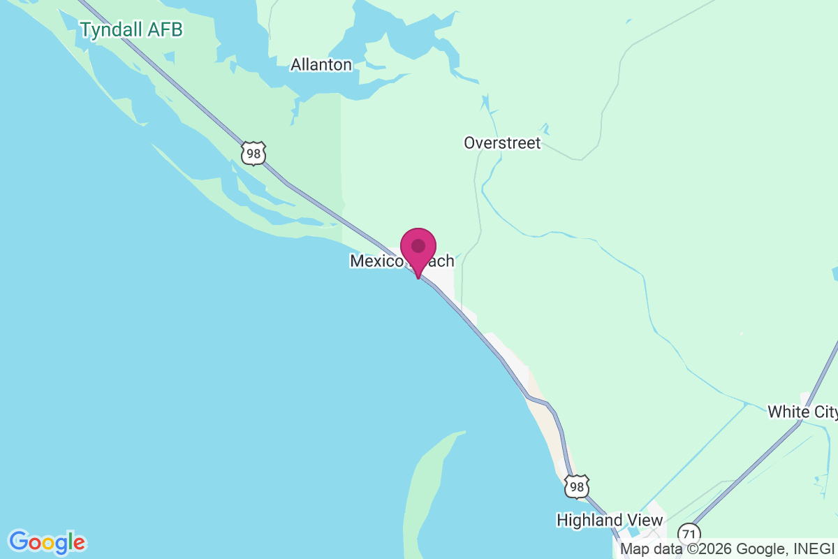 Mexico Beach map