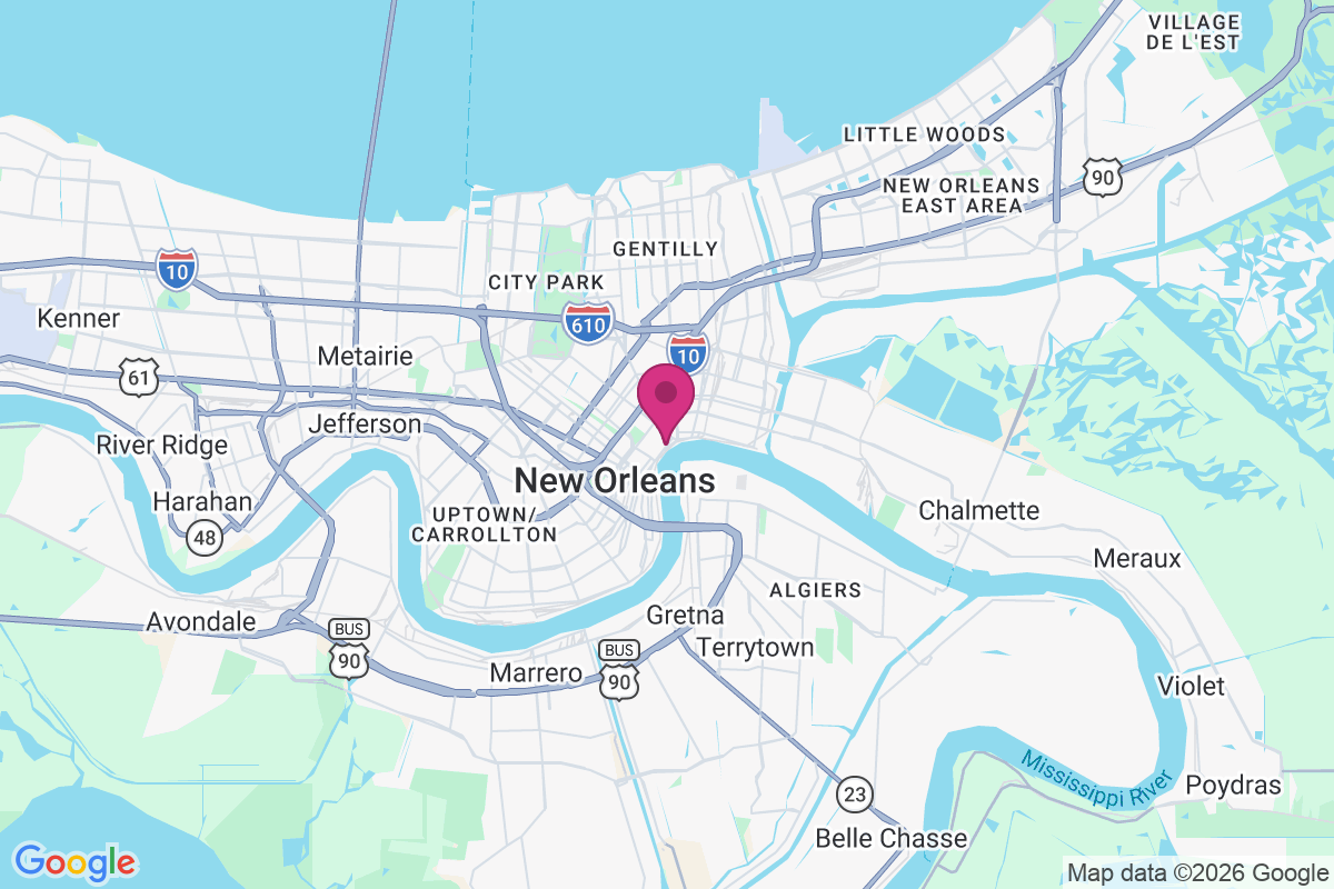 Vieux Carre map
