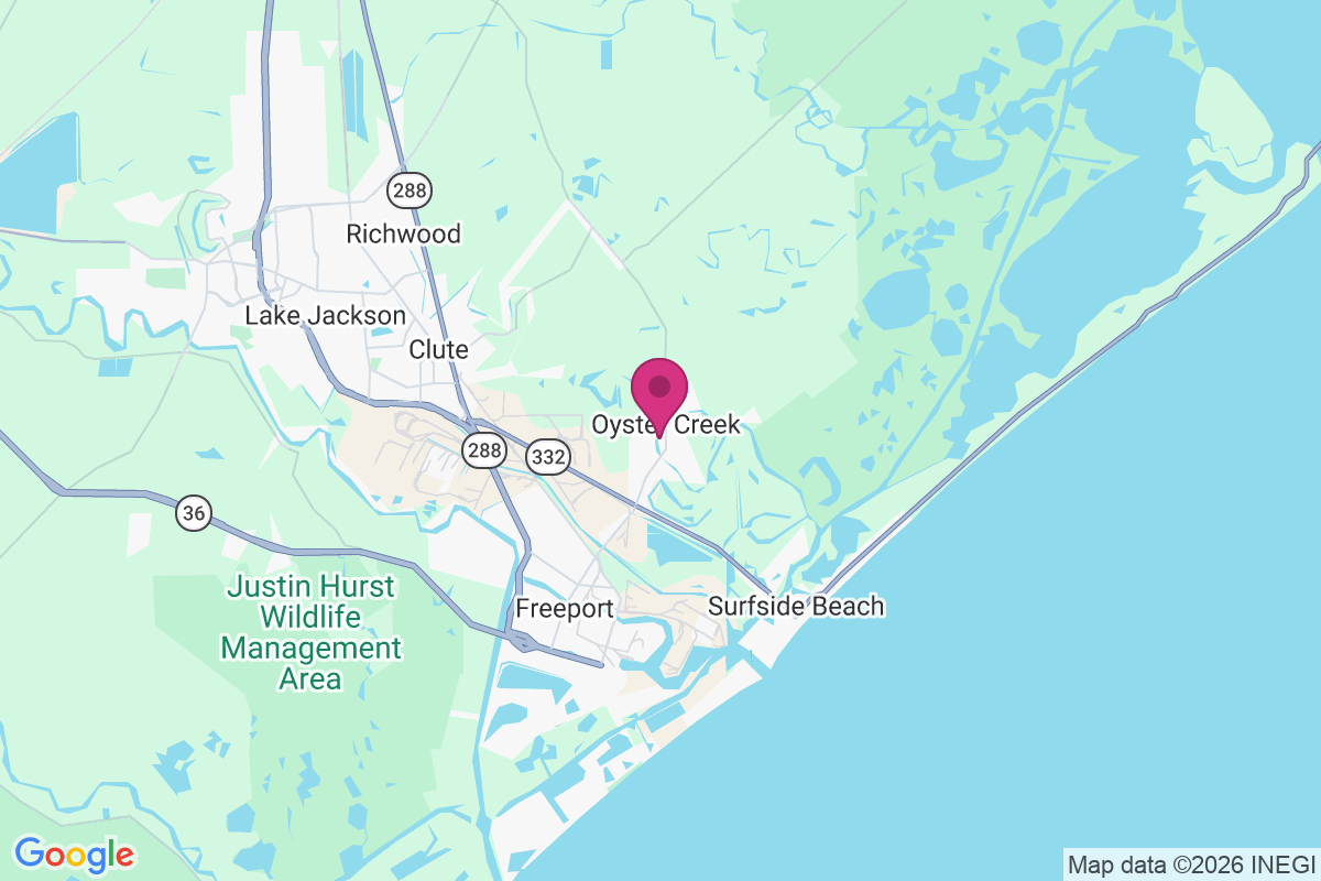 Oyster Creek map