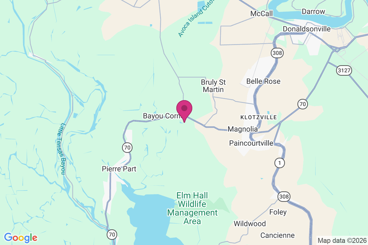 Grand Bayou map