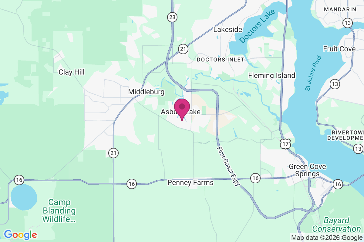 Asbury Lake map