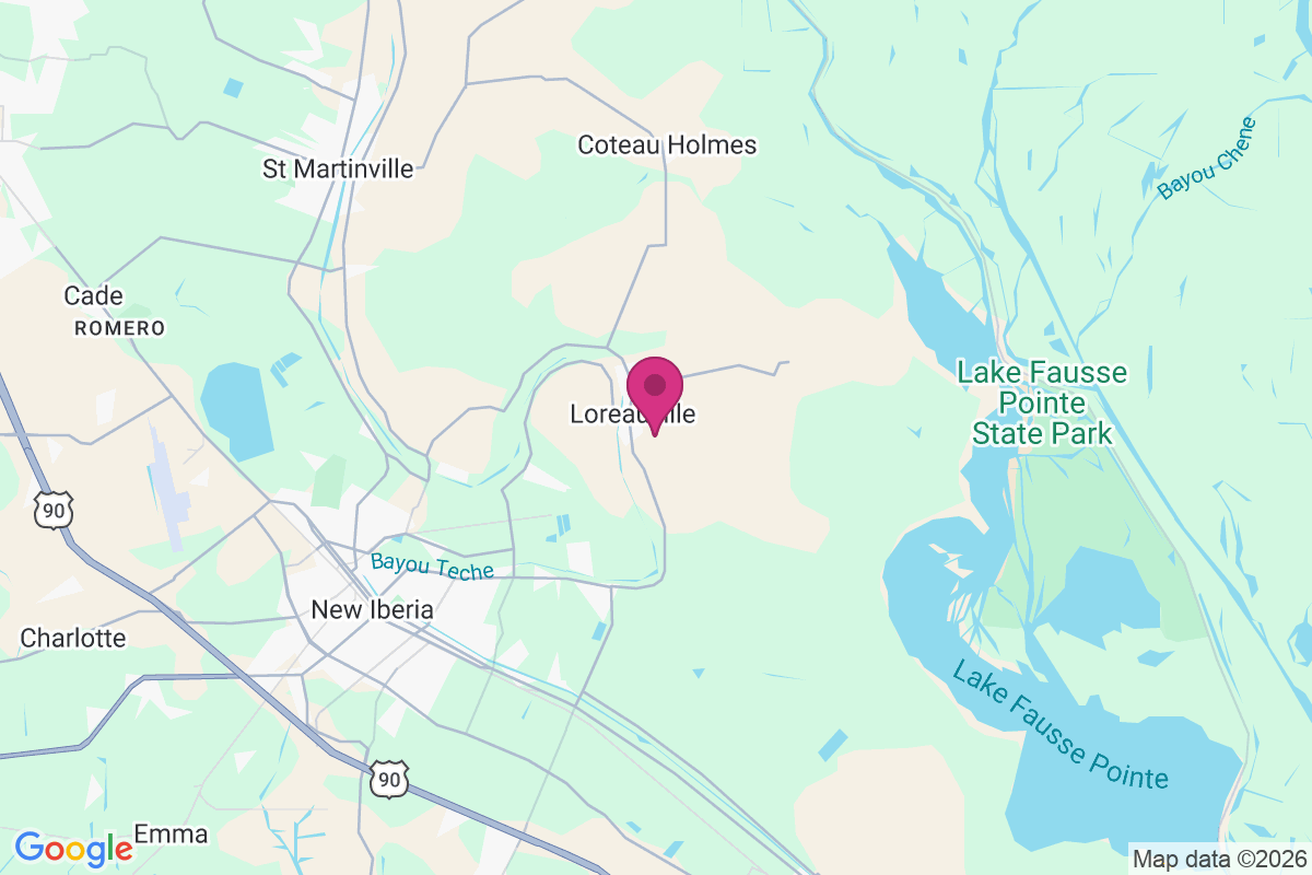 Loreauville map