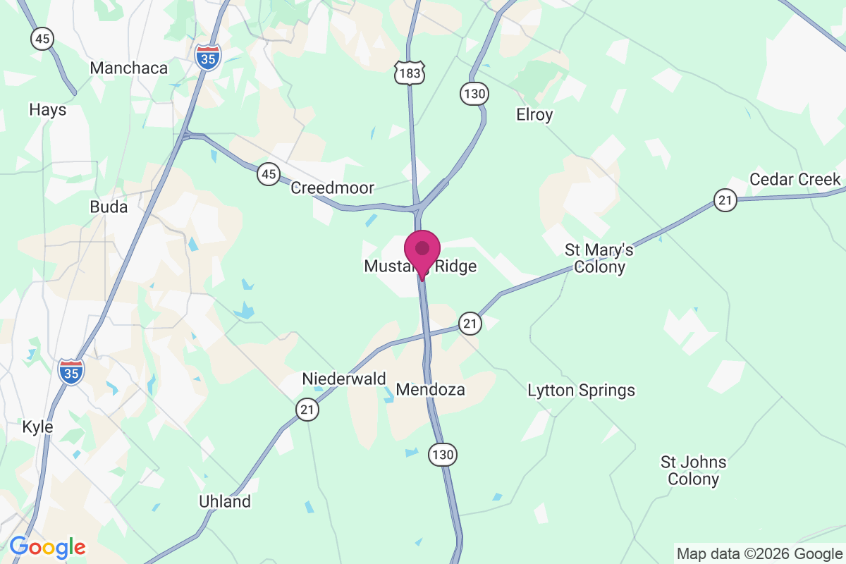 Mustang Ridge map