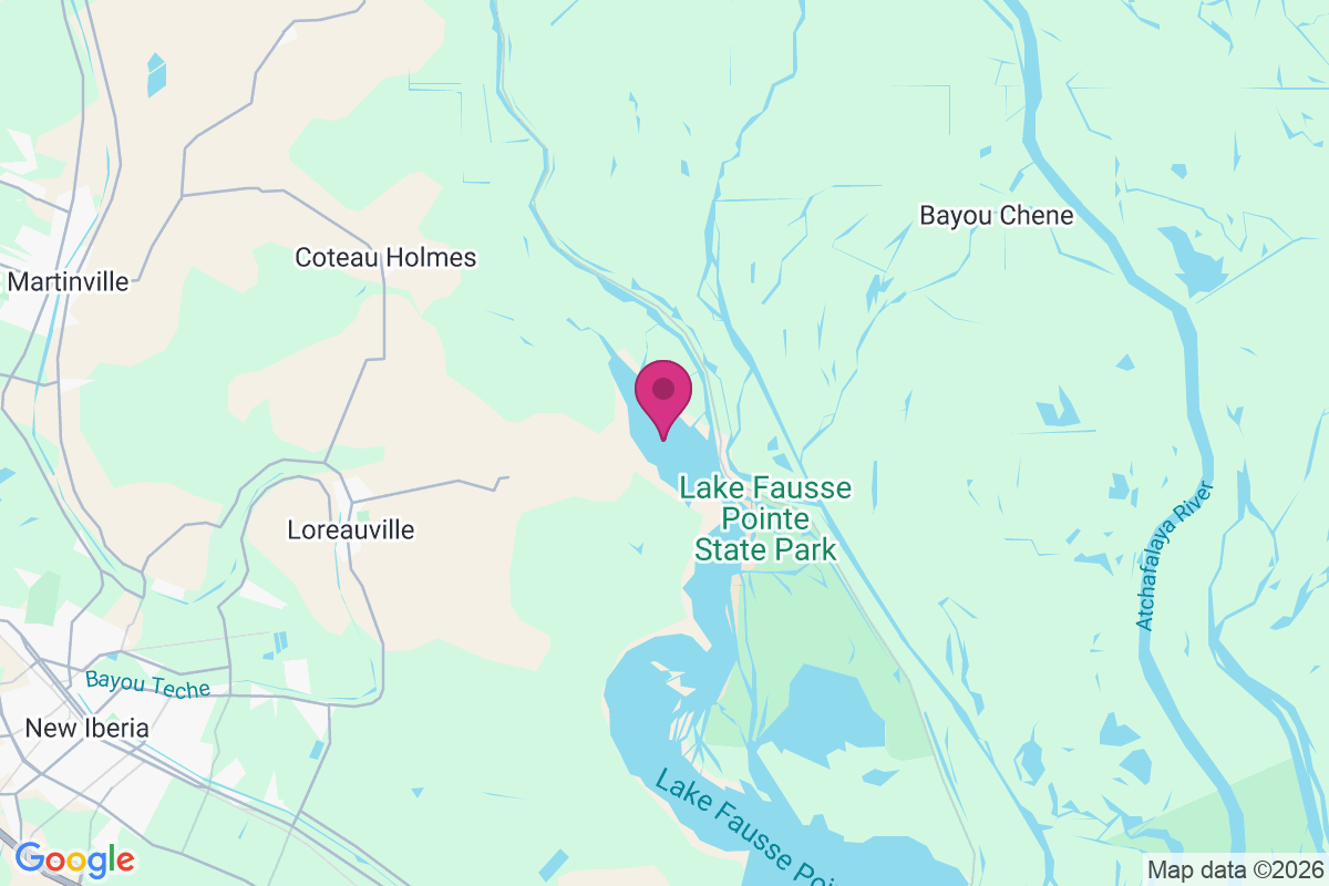Dauterive Landing map