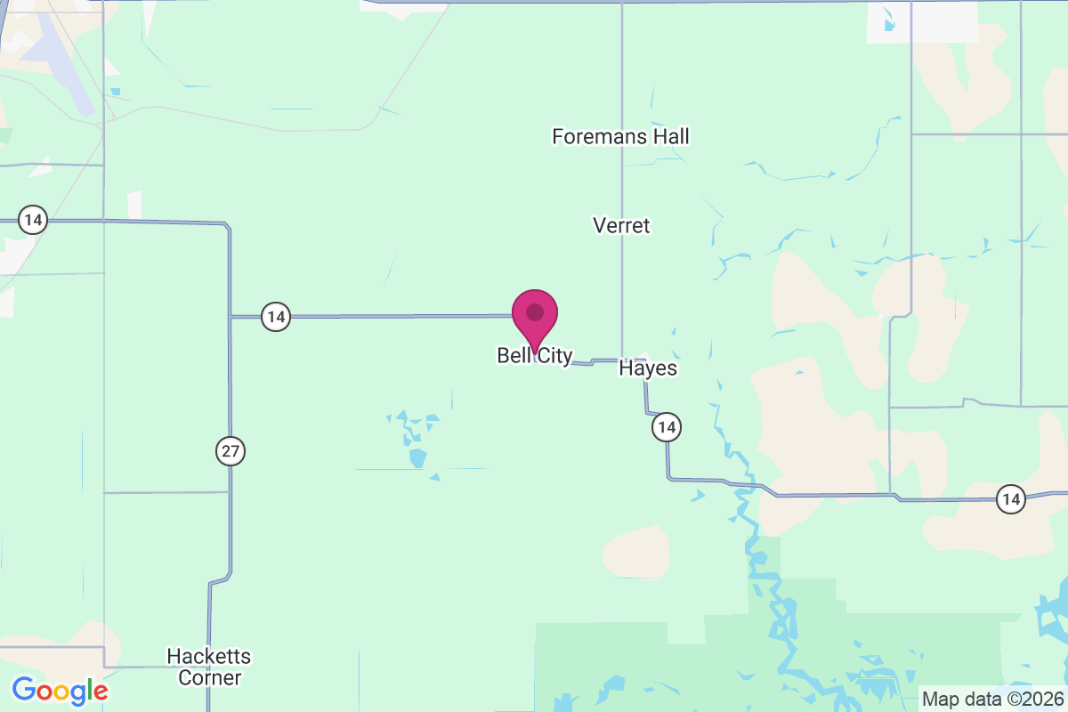Bell City map