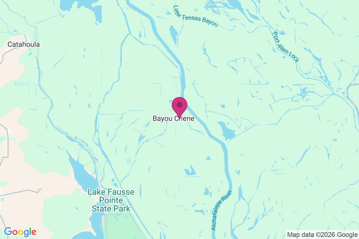 Bayou Chene map