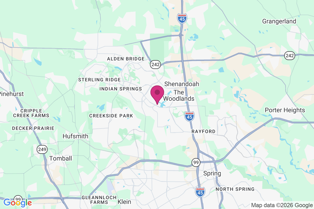 The Woodlands map