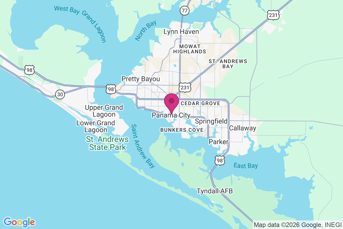 Panama City map