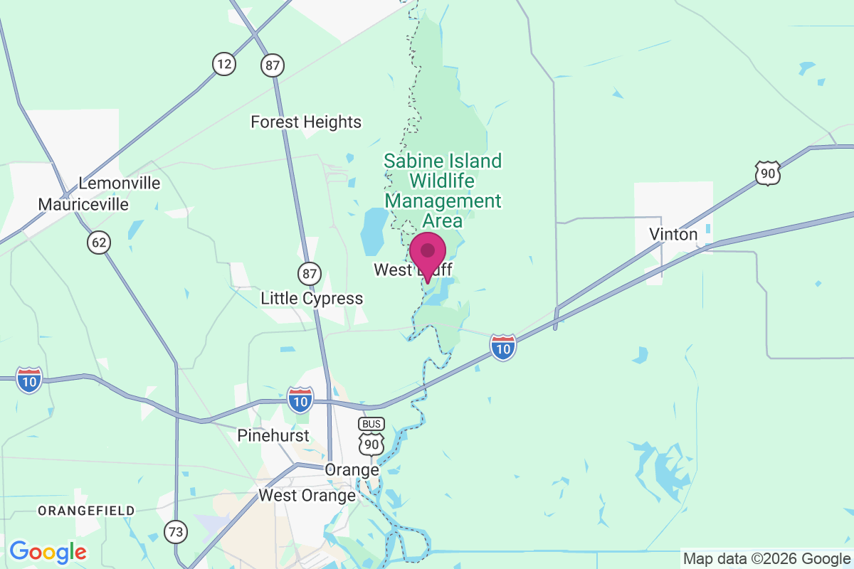 West Bluff map