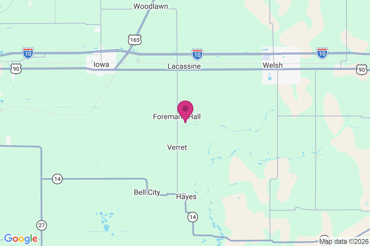 Foremans Hall map