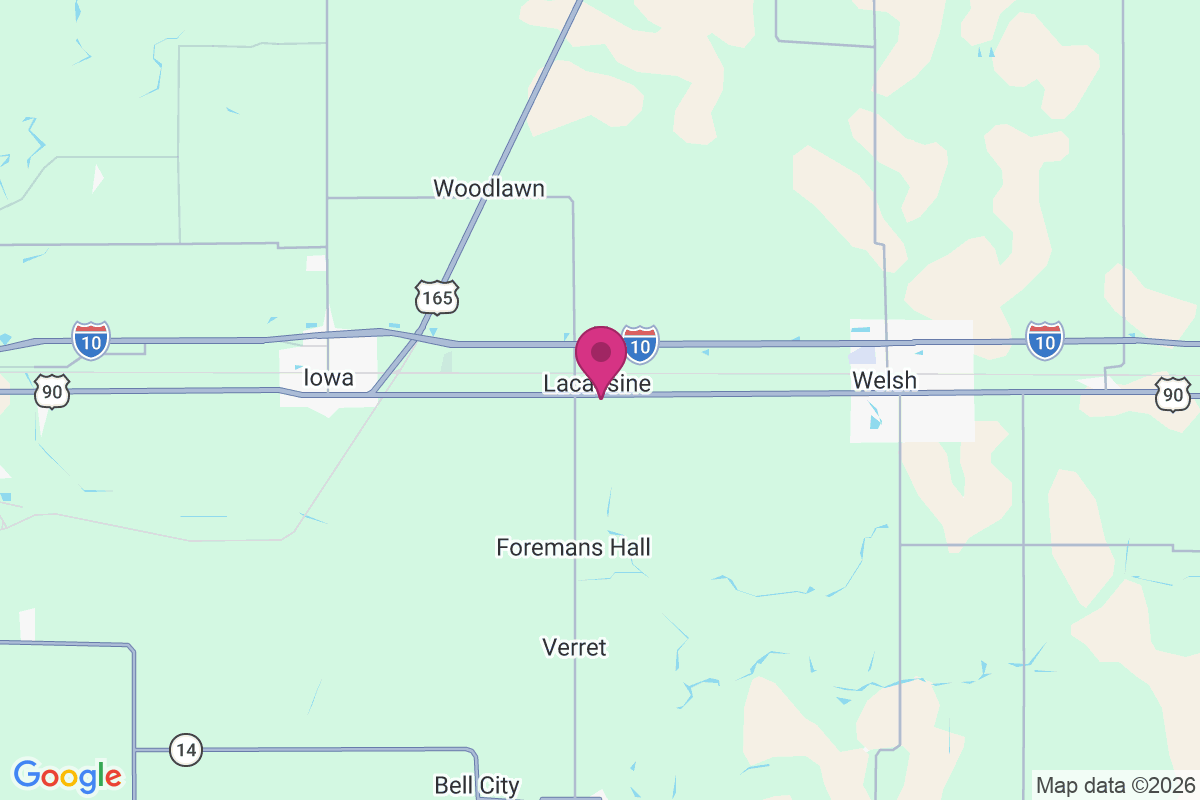 Lacassine map