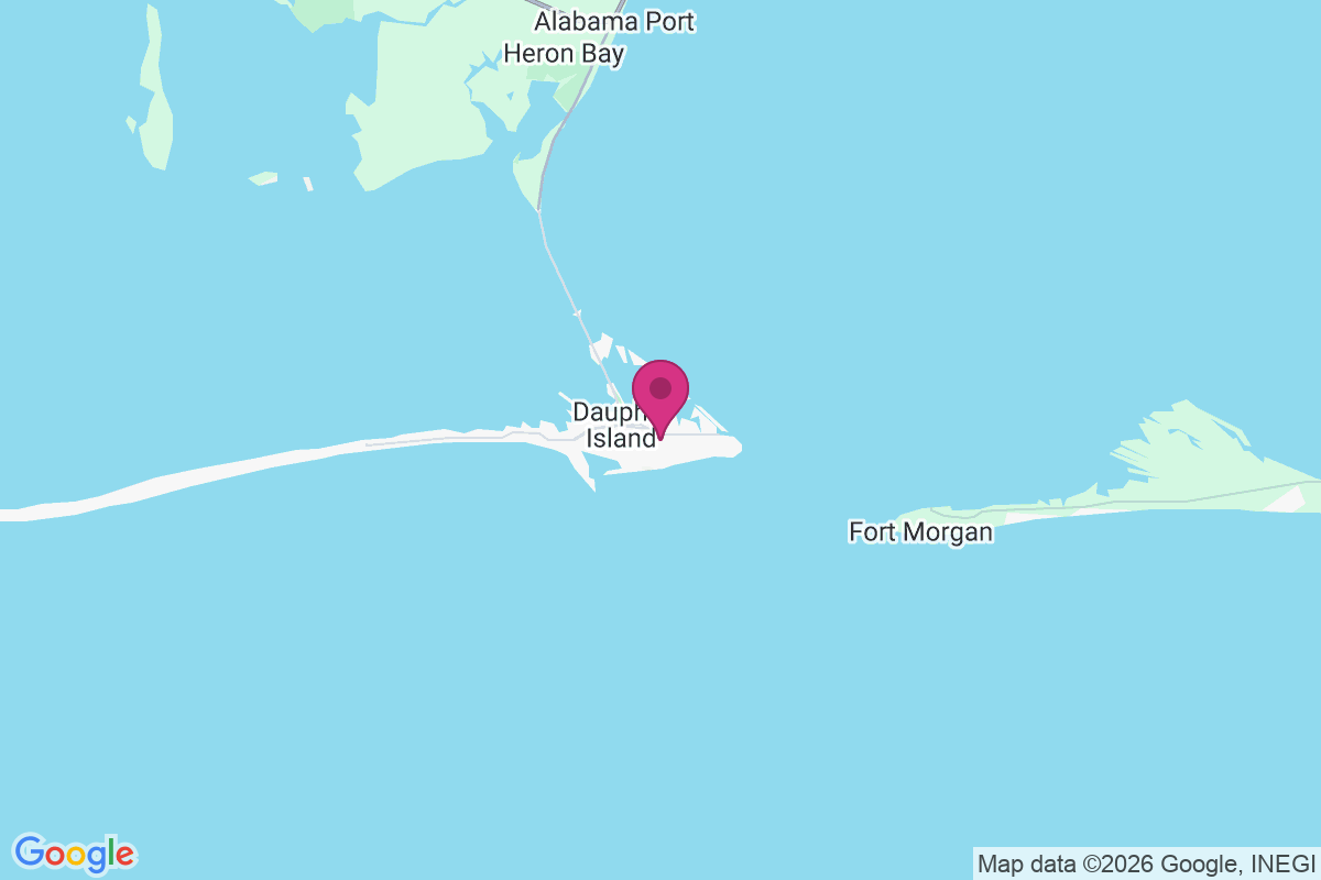 Dauphin Island map