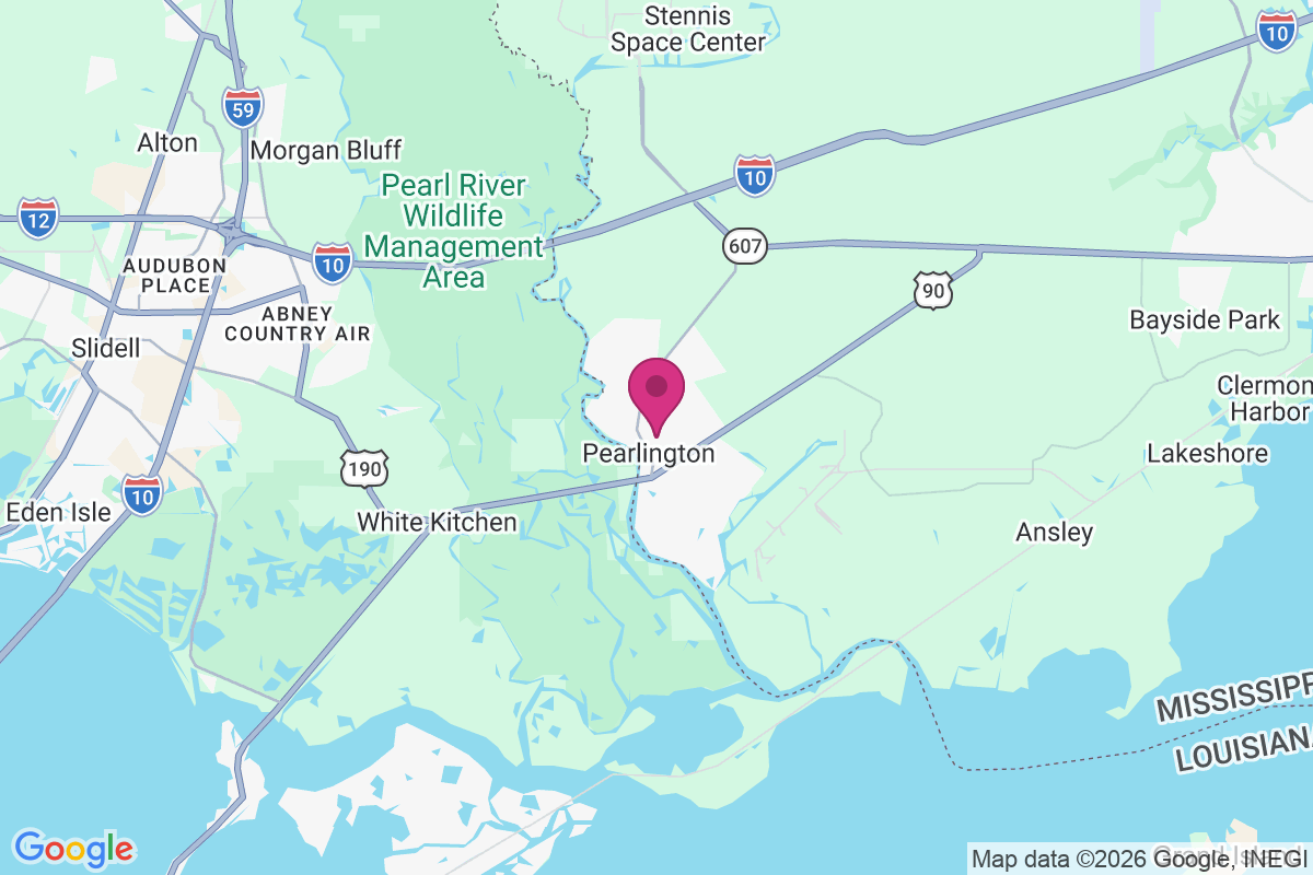 Pearlington map