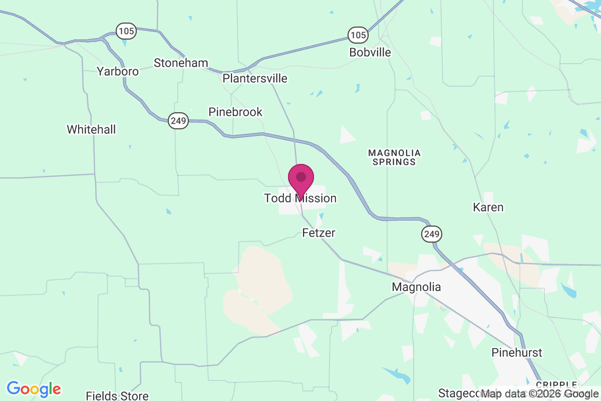 Todd Mission map