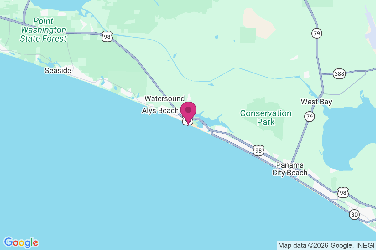 Inlet Beach map