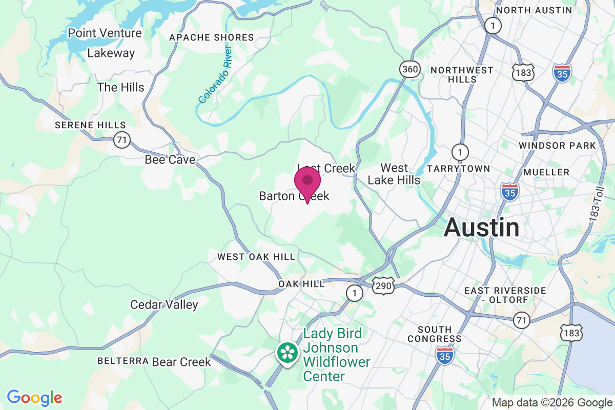 Barton Creek map