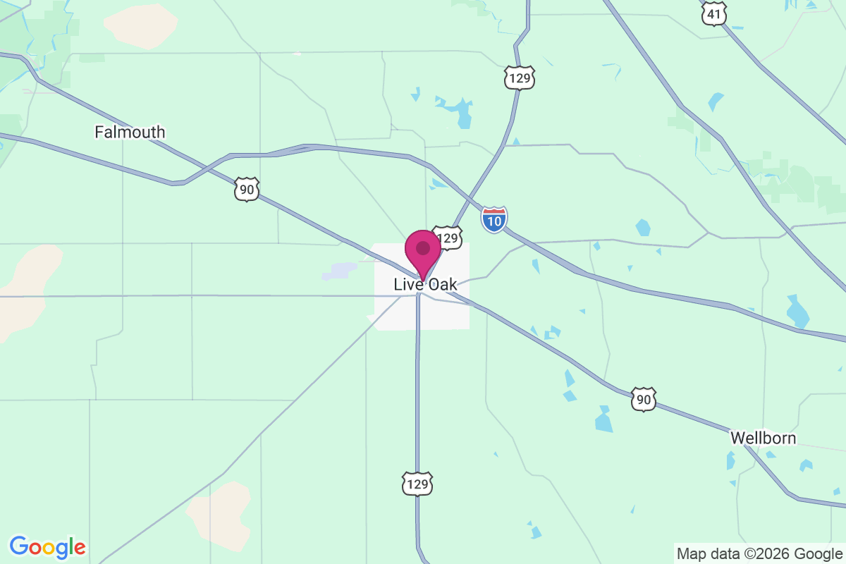 Live Oak map