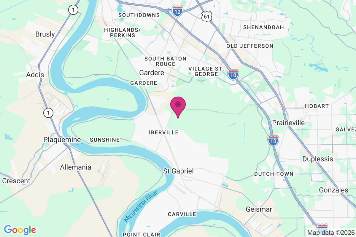 Bayou Paul map