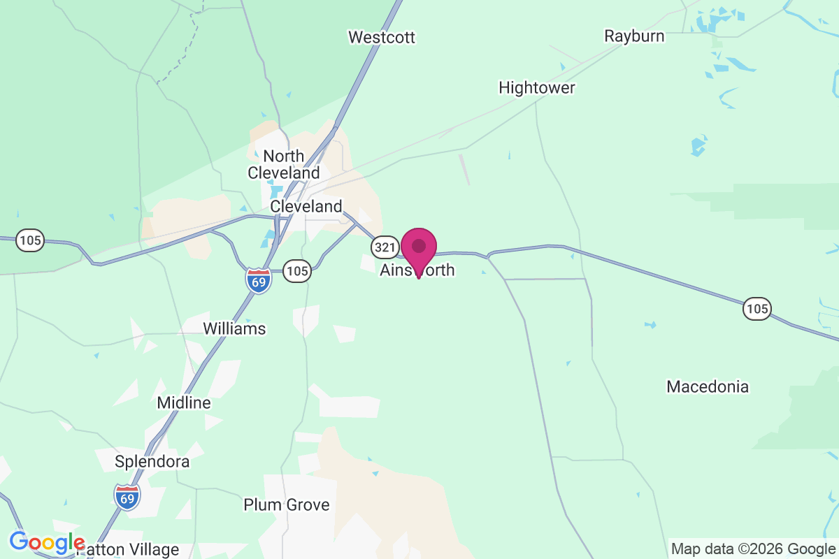 Ainsworth map