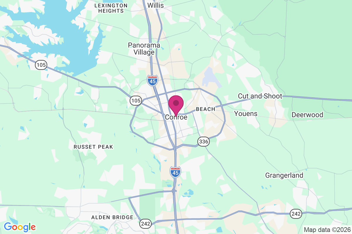 Conroe map