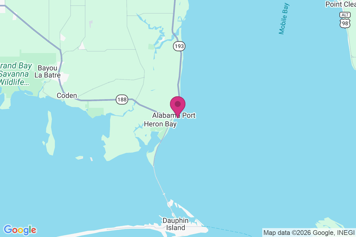 Alabama Port map