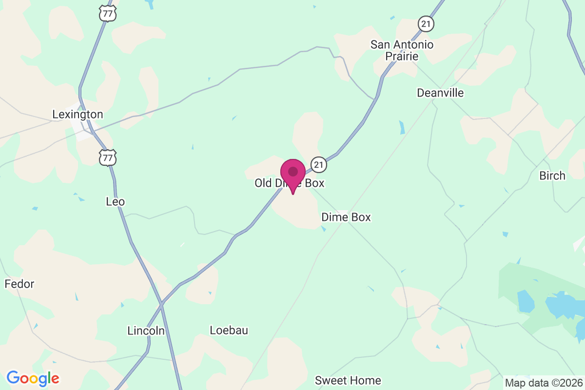 Old Dime Box map
