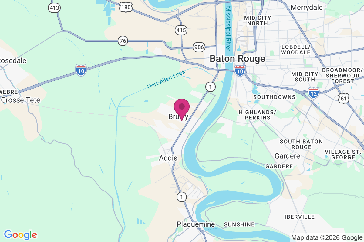Brusly map
