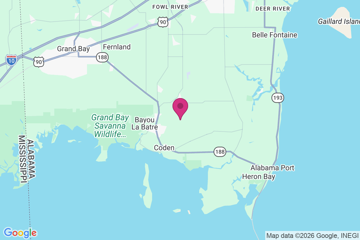 Bayou La Batre map