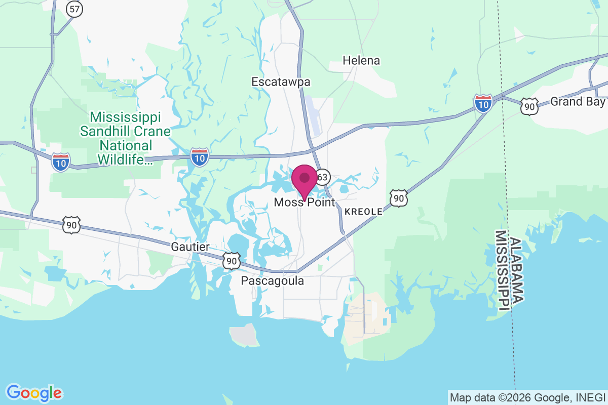 Moss Point map