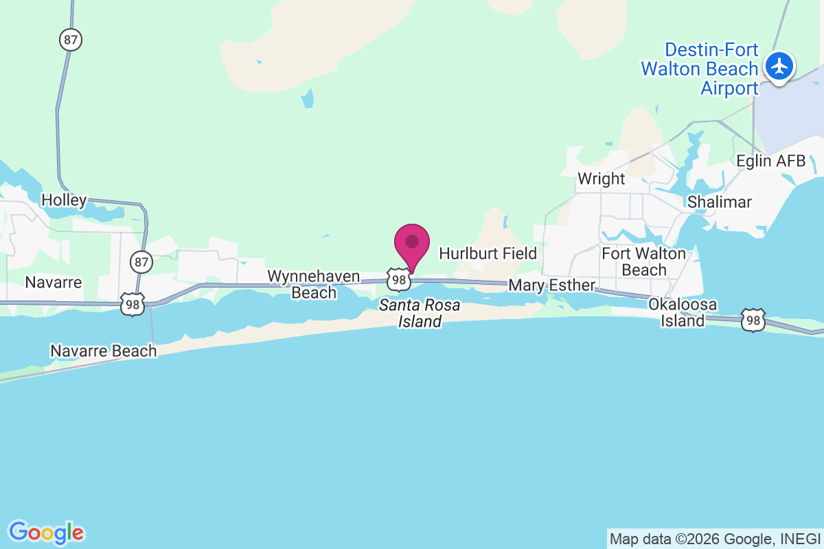 Hurlburt Field map