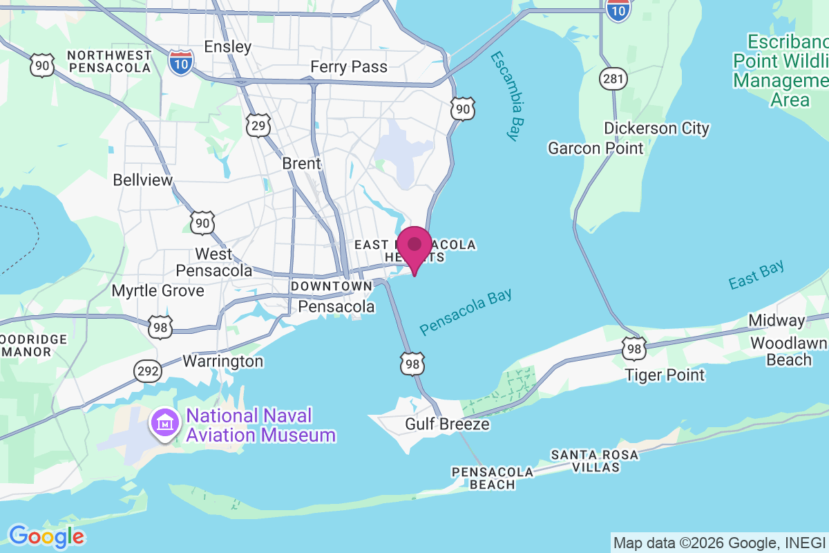 East Pensacola Heights map