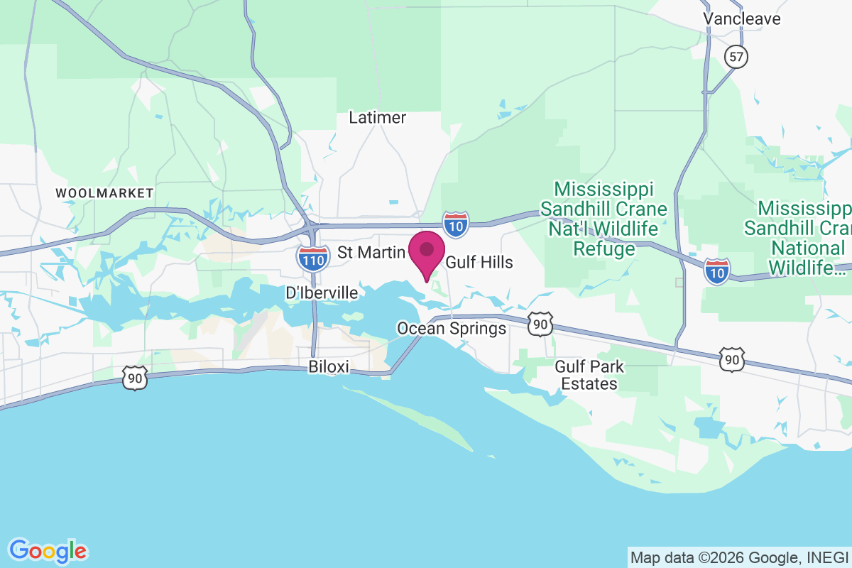 Gulf Hills map