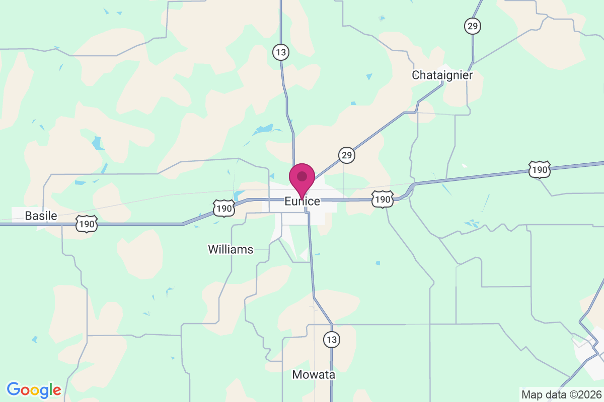 Eunice map