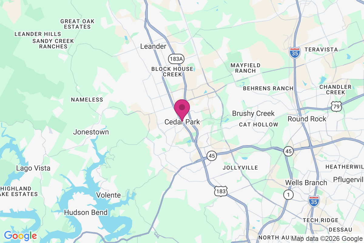 Cedar Park map