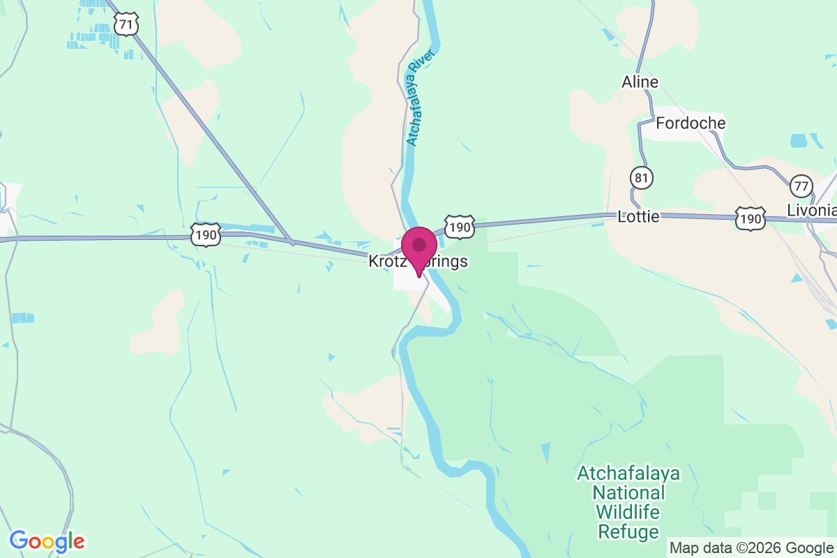 Krotz Springs map