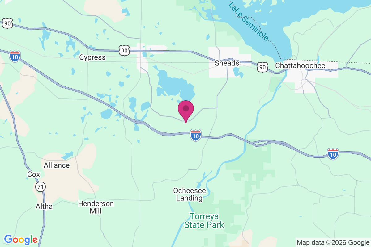 Ocheesee Gardens map