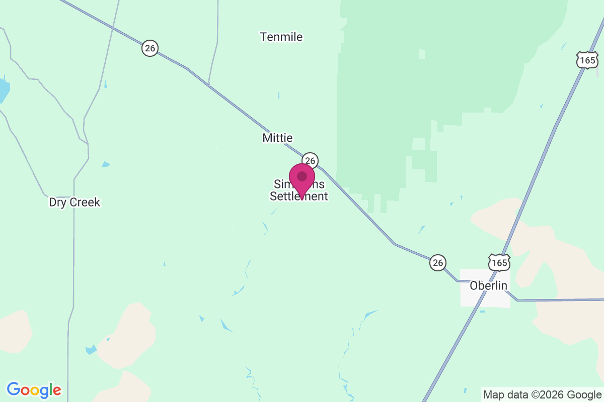 Simmons Settlement map