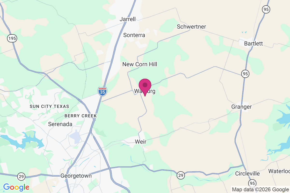 Walburg map