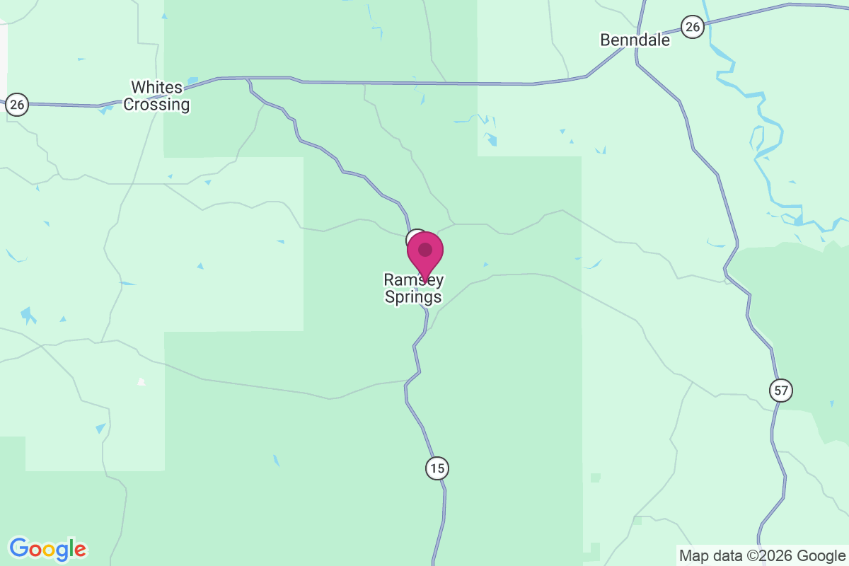 Ramsey Springs map