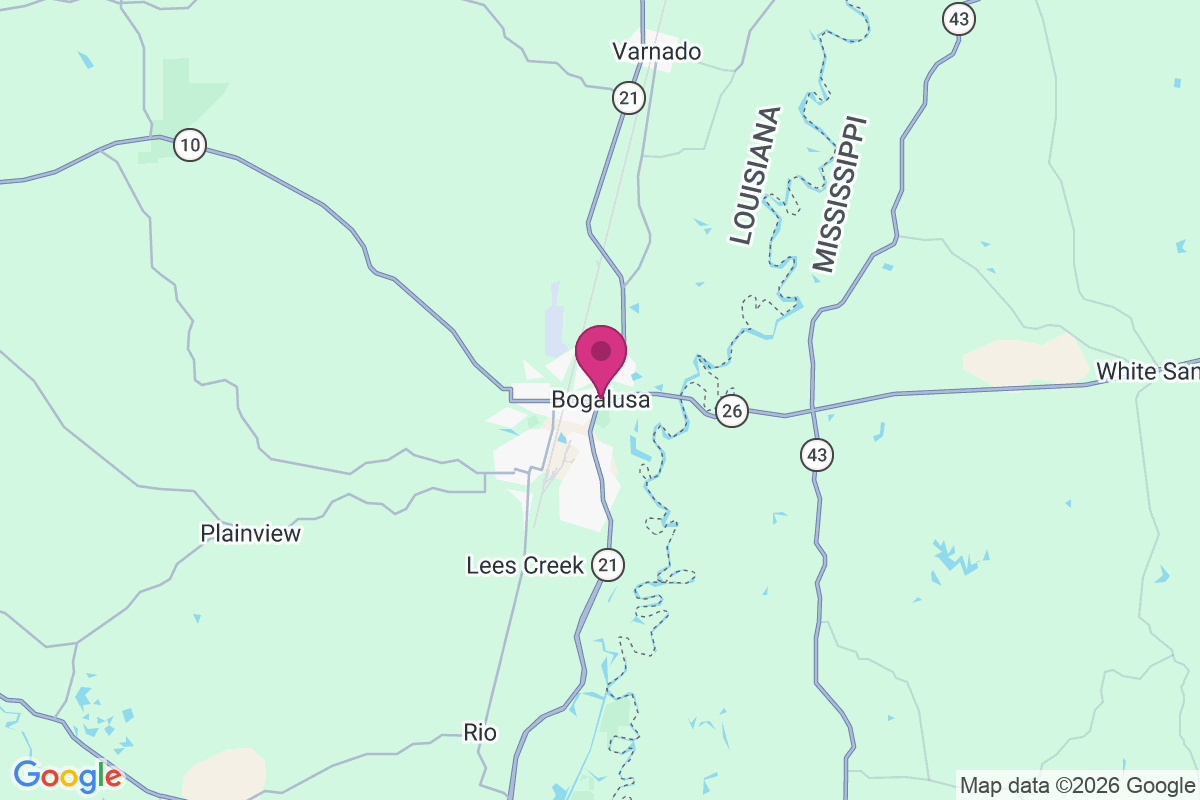 Bogalusa map