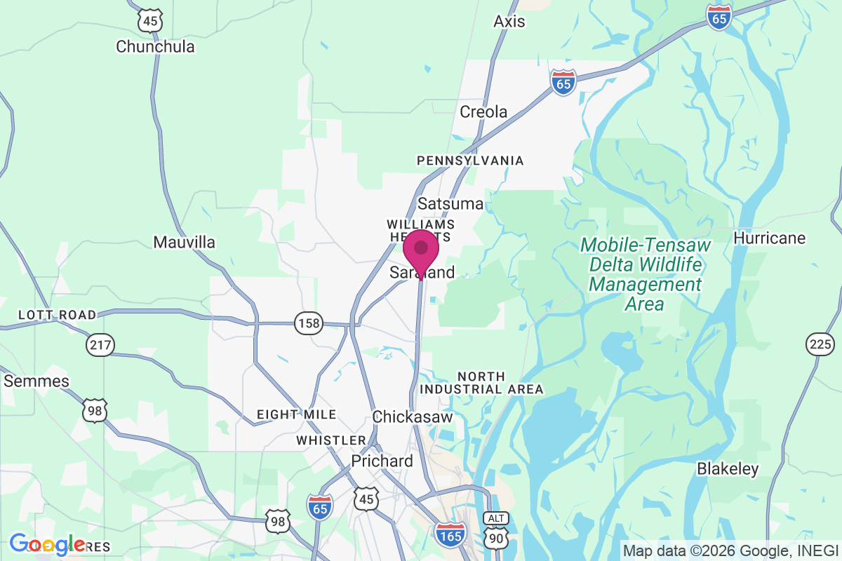 Saraland map