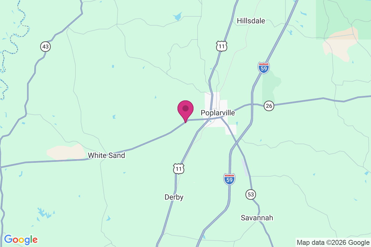 West Poplarville map