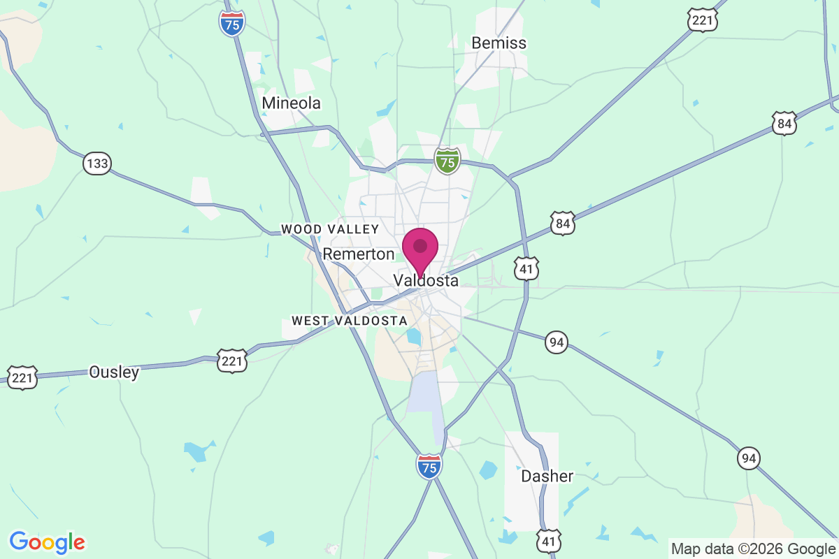 Valdosta map