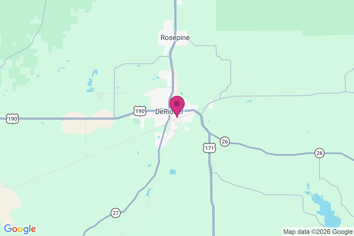DeRidder map