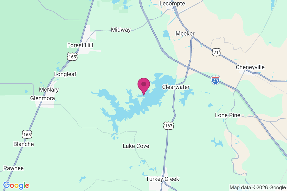 Blue Lake Landing map