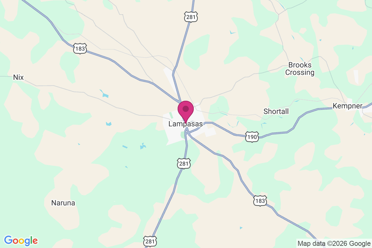 Lampasas map
