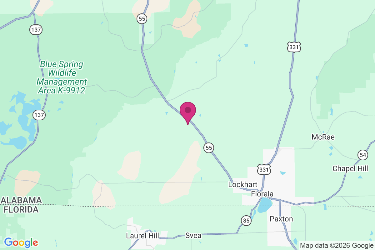 Huckaville map