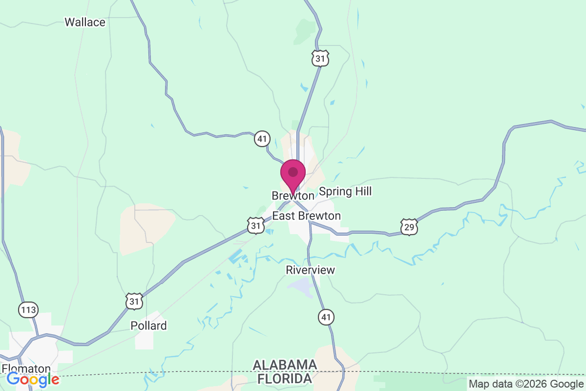 Brewton map
