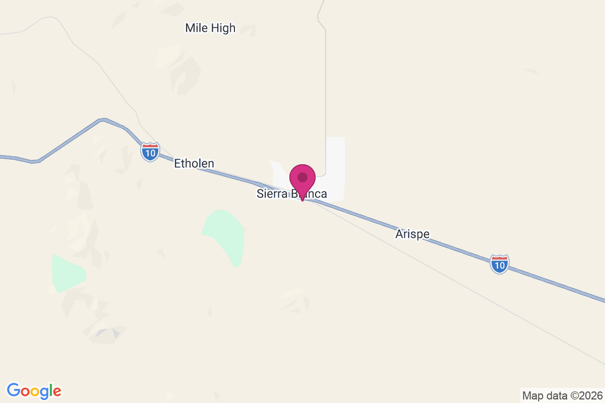 Sierra Blanca map