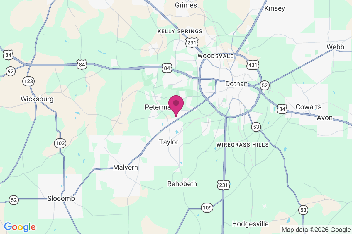 Trawick Road Estates map